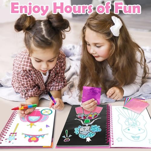 FUNNYBG Foil Art Craft Kit for Kids - Princess Design