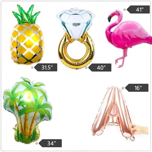 JeVenis Flamingo Balloon Set for Bridal Shower Party