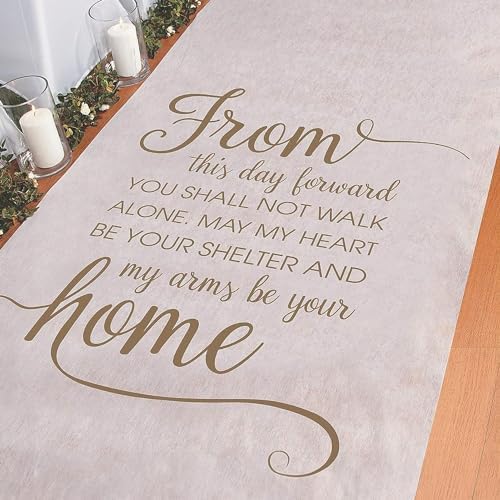 Fun Express 100 Foot Wedding Aisle Runner for Indoor and Outdoor