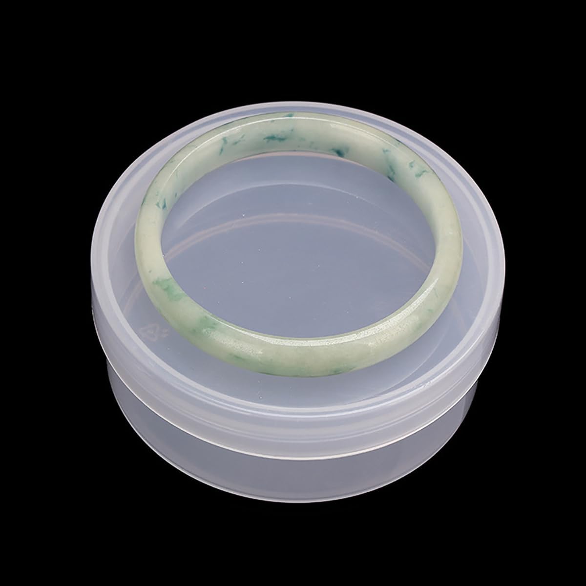 12 Pcs Round Plastic Bead Organizers with Lid