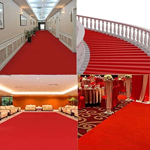10M 20M 30M Red Wedding Aisle Runner Carpet