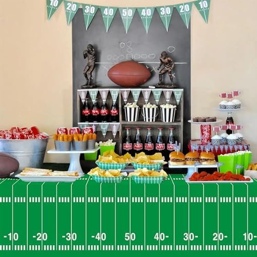 Football Party Decorations 54x108 Inch Tablecloth 2 Pack