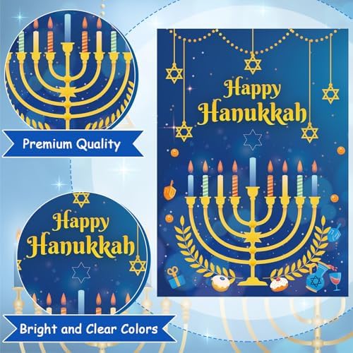 AUGSUN Hanukkah Decorations Game Set