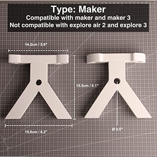 LOPASA Stand Legs for Cricut Maker 4 3 1 Craft Desk Organizer