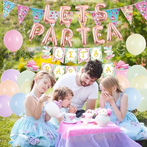 Floral Wonderland Tea Party Decor Set