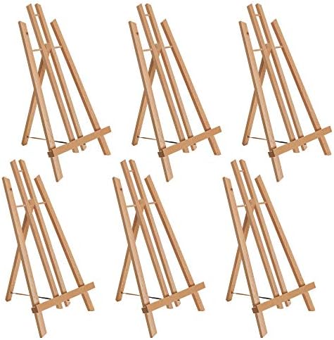 US Art Supply 18 Large Tabletop Easel Pack of 6
