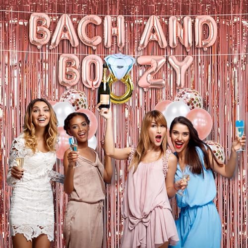 Bachelorette Party Decorations Rose Gold Balloons Kit