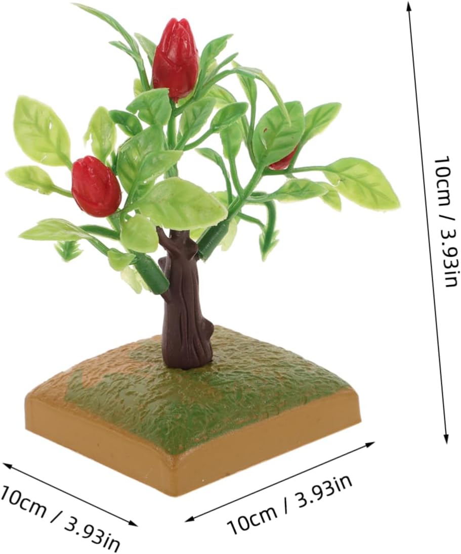 Happyyami 10pcs Miniature Model Trees for Crafts and Decorations