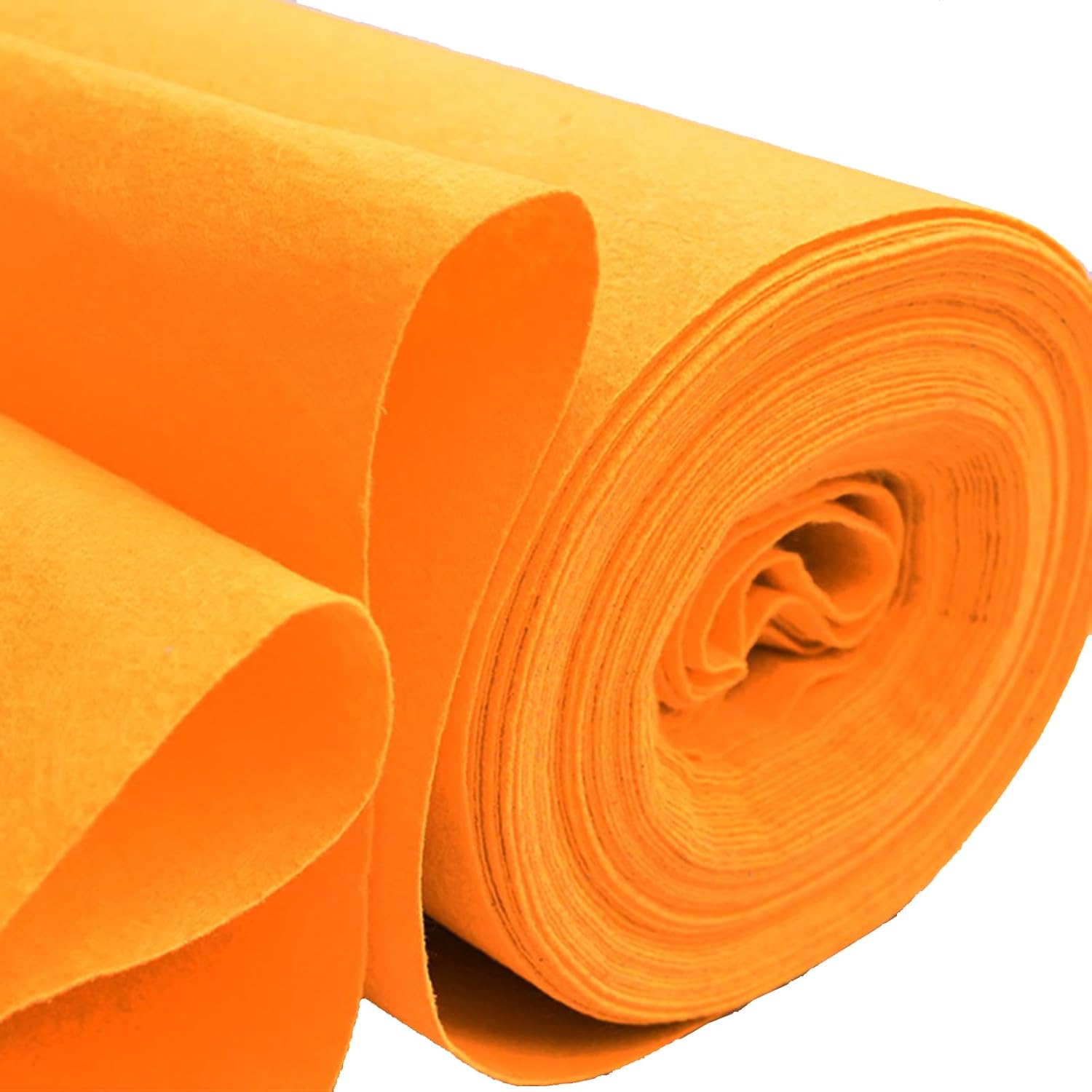 Wedding Aisle Runner Mat with Non-Slip Design Orange