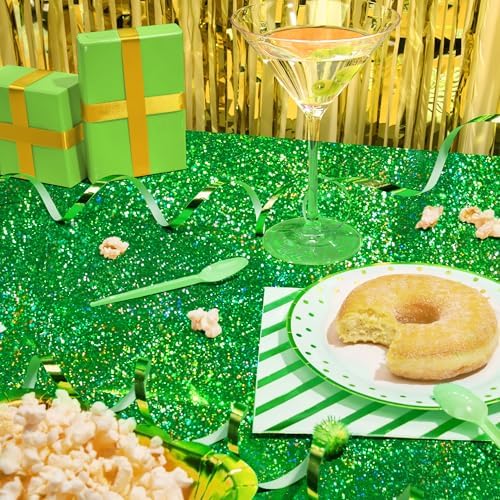 Green Holographic Laser Tablecloth 40x108