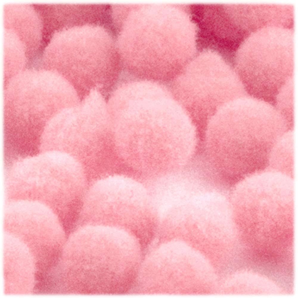 The Crafts Outlet 25-Piece Pink Pom Poms