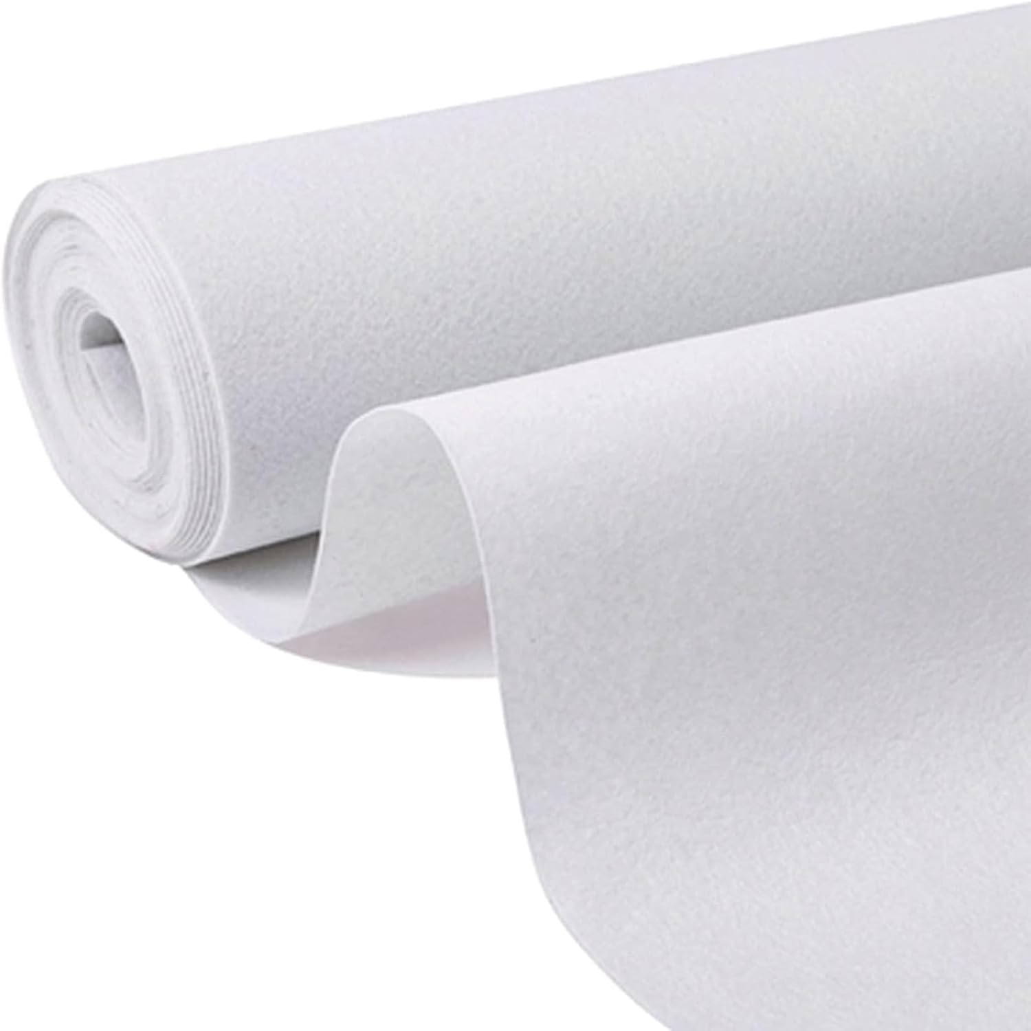 White Wedding Aisle Runner Rug 2mm Thick 1x30m Non-Slip Carpet