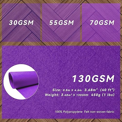 Purple Carpet Runner for Party - 26X15ft