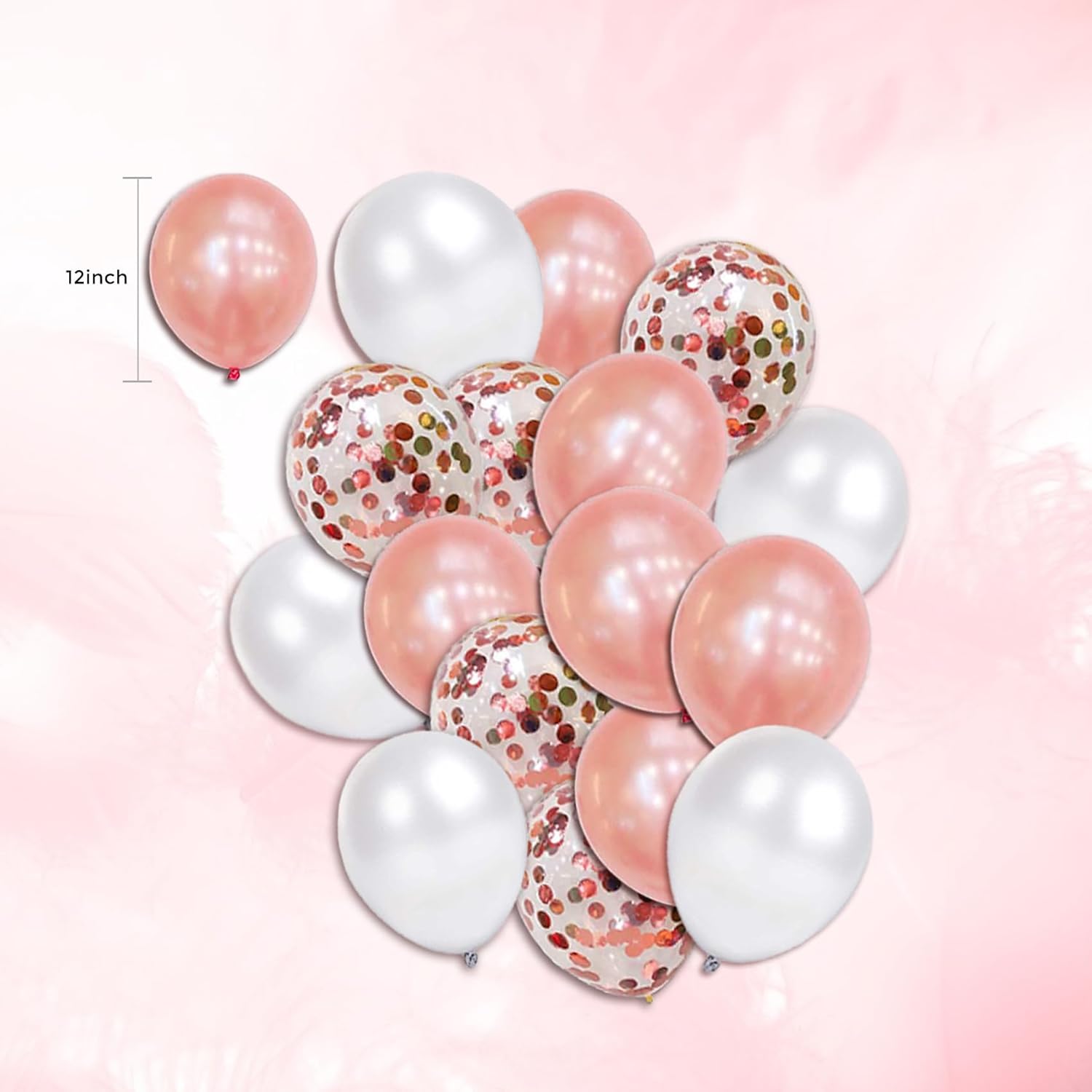Bachelorette Party Decorations Rose Gold Balloons Kit