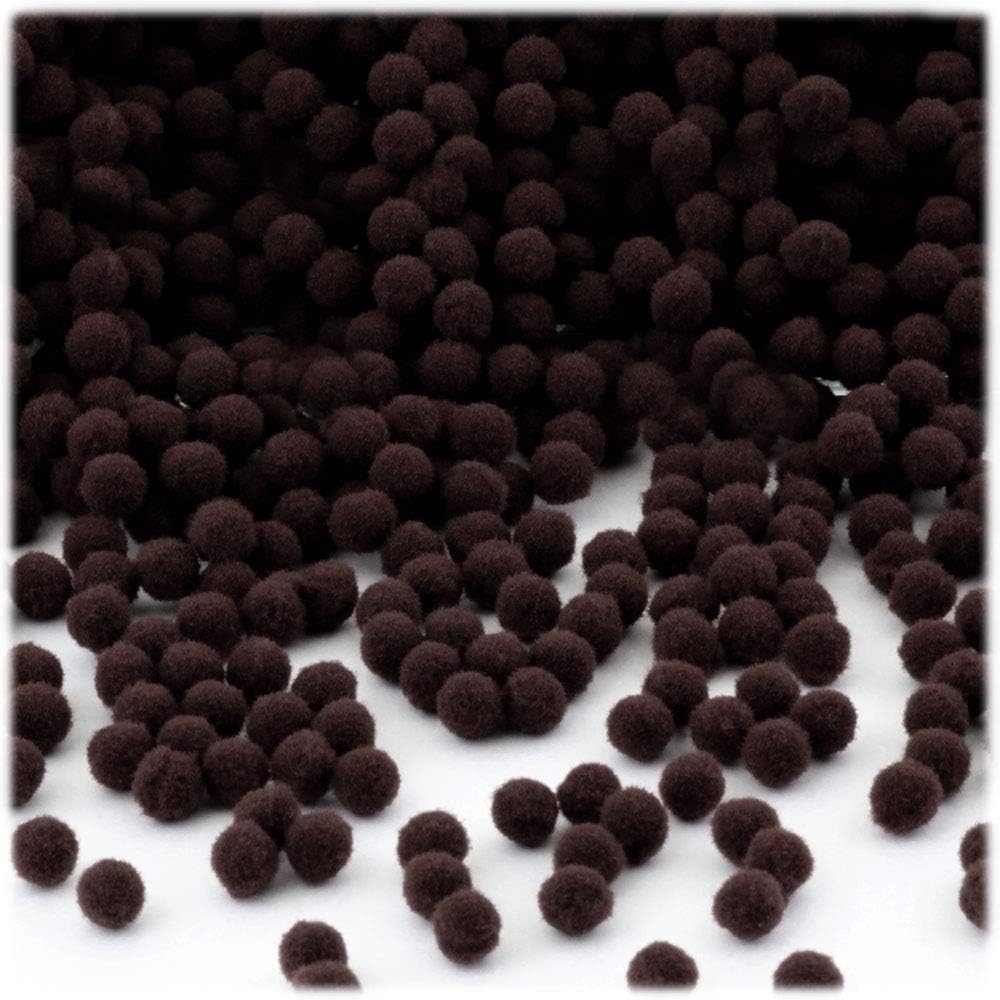 The Crafts Outlet 100 Piece Acrylic Pom Poms for Crafting
