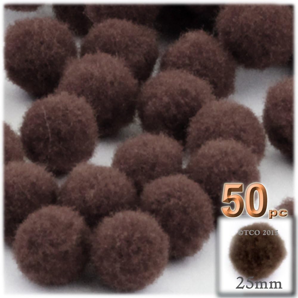 Crafts Outlet 50 Piece Multi Purpose Pom Poms