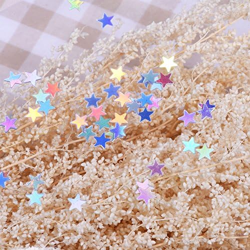 EBOOT Multicolor Holographic Star Confetti 14 Inch
