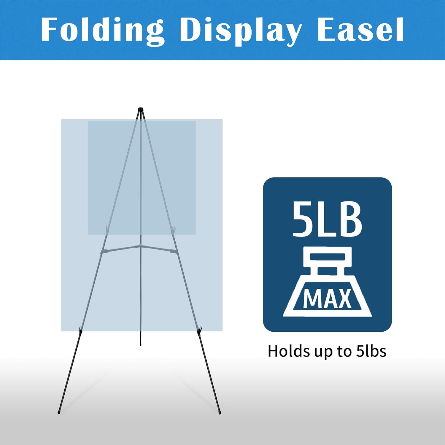 Falling in Art 63 Adjustable Poster Easel Stand 6 Pack