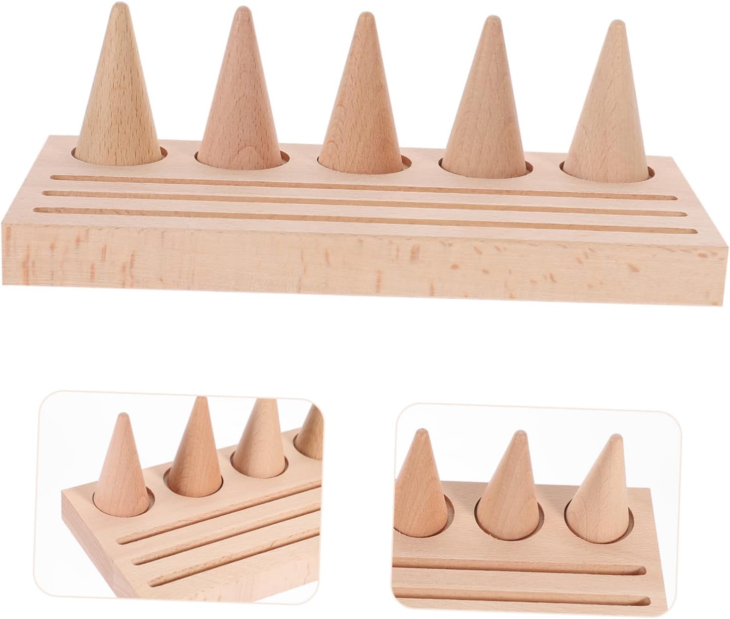 GALPADA 1set Simple Display Rack for Jewelry Cones and Earrings
