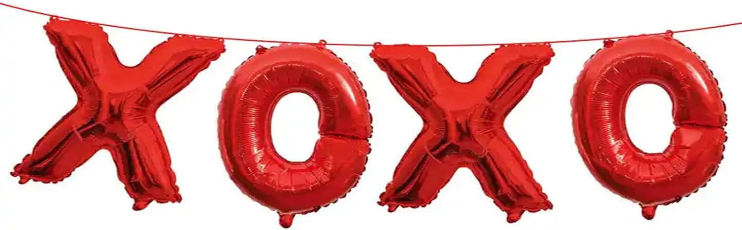 Soochat XOXO Balloons Valentine Day Decorations