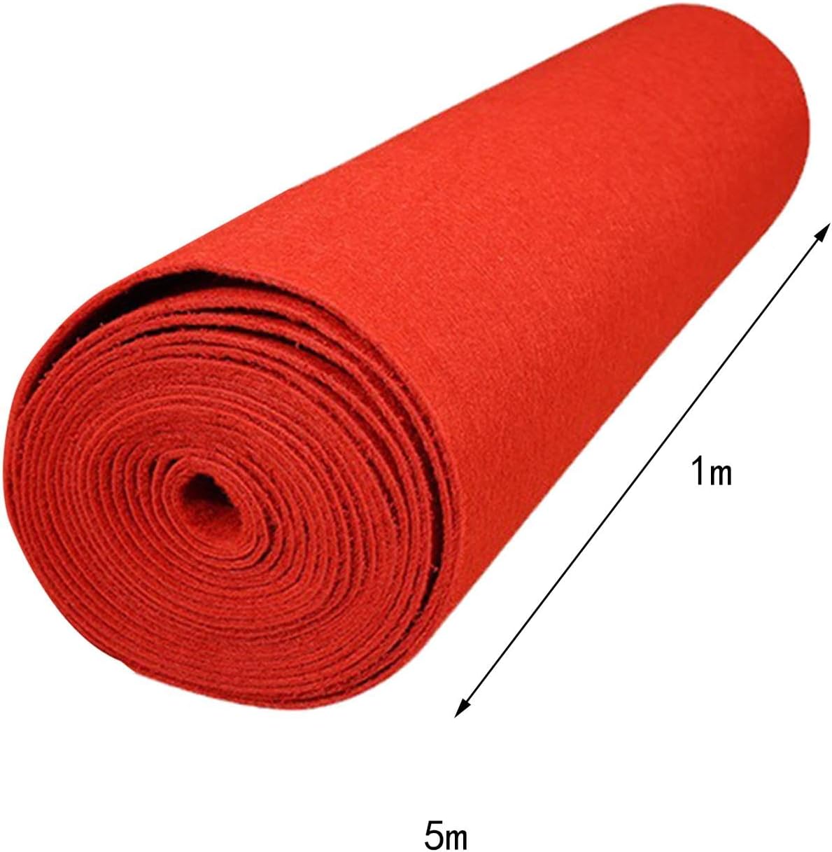Red Carpet Aisle Runner 5 Meters Wide Wedding Rug for Events