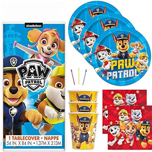 Paw Patrol Birthday Party Set Serves 16