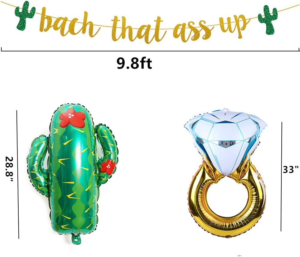 Mexico Fiesta Bachelorette Party Decor Balloons