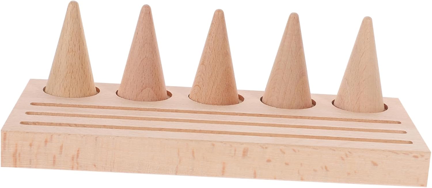 GALPADA 1set Simple Display Rack for Jewelry Cones and Earrings