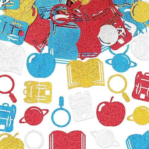 200 Pieces Back to School Confetti for Parties and Decorations
