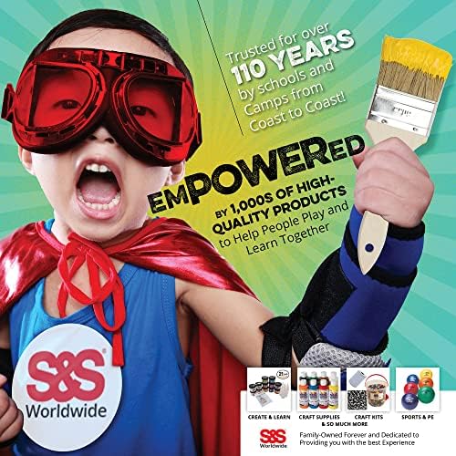 SS Worldwide Color Splash Liquid Watercolor Paint 10 Colors 8 oz Flip Top Bottles Non Toxic