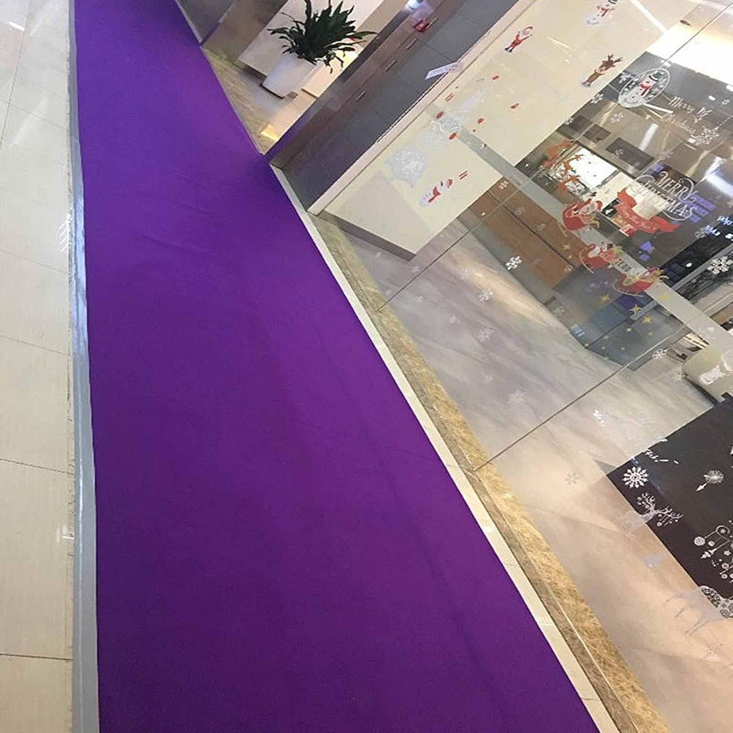 Purple Aisle Runner 140 GSM Wedding Ceremony Decor