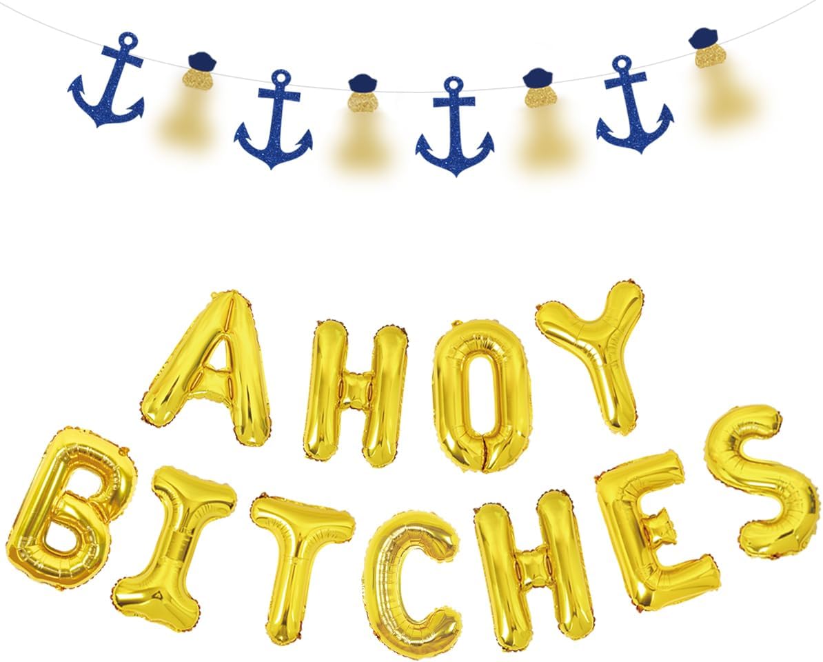 Nautical Bachelorette Balloon Banner Set