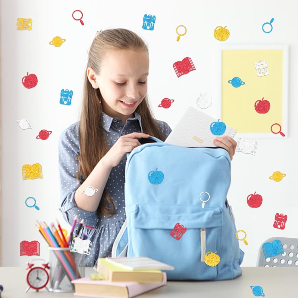 200 Pieces Back to School Confetti for Parties and Decorations