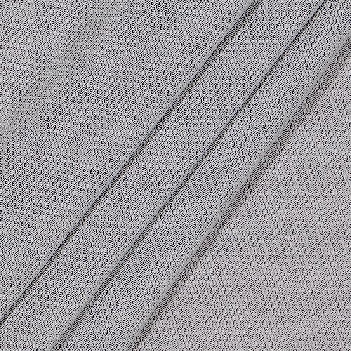 Mercantile Grey Light Filtering Curtain with Pom Poms 50x108