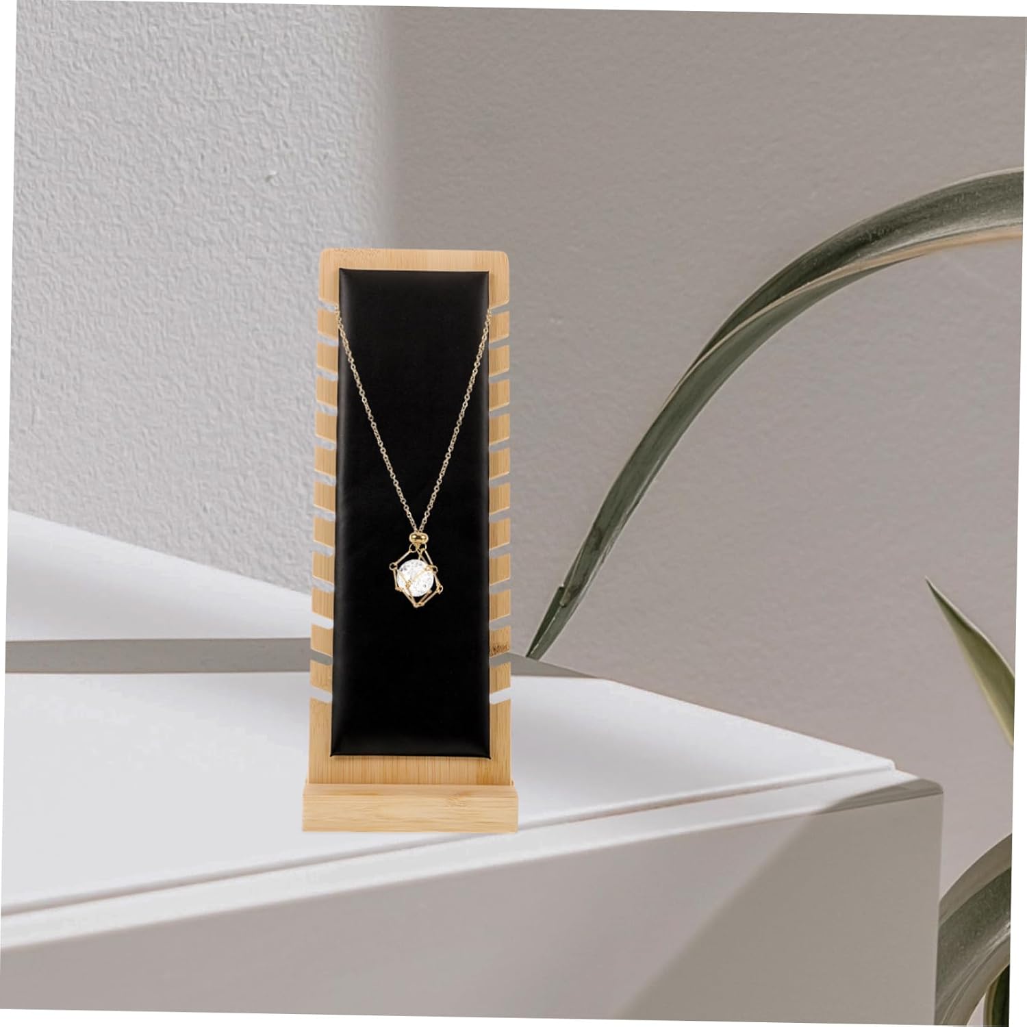 1pc Lightweight Freestanding Jewelry Display Stand for Necklaces and Chains