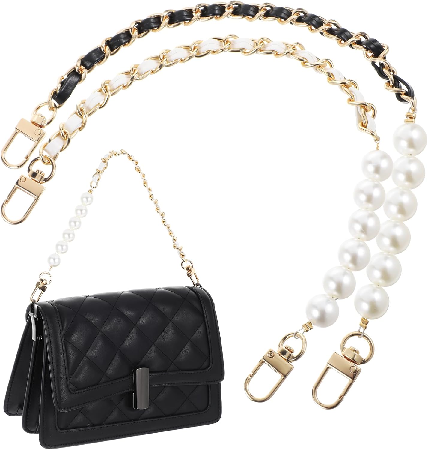 TIESOME 2 Pcs Bag Extender Chain for Handbags