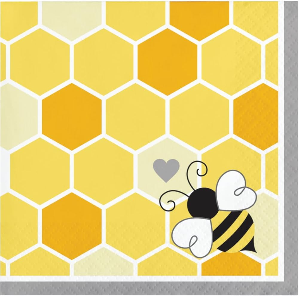 Bee Themed Party Supplies Set for 16 Guests