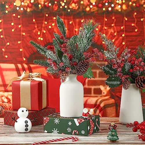 Cindeer 16 Piece Christmas Artificial Pine Picks Set