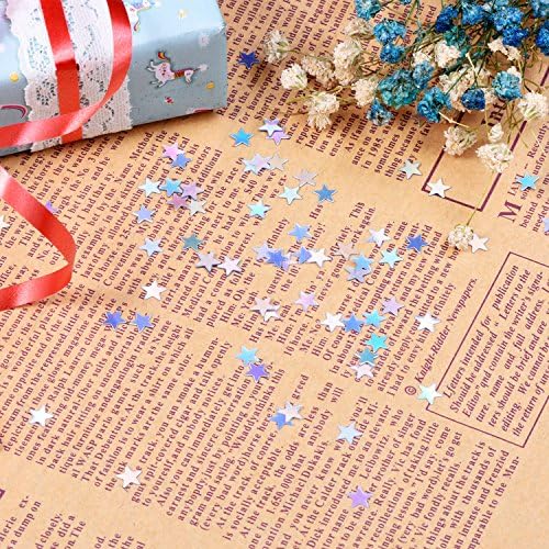 EBOOT Multicolor Holographic Star Confetti 14 Inch