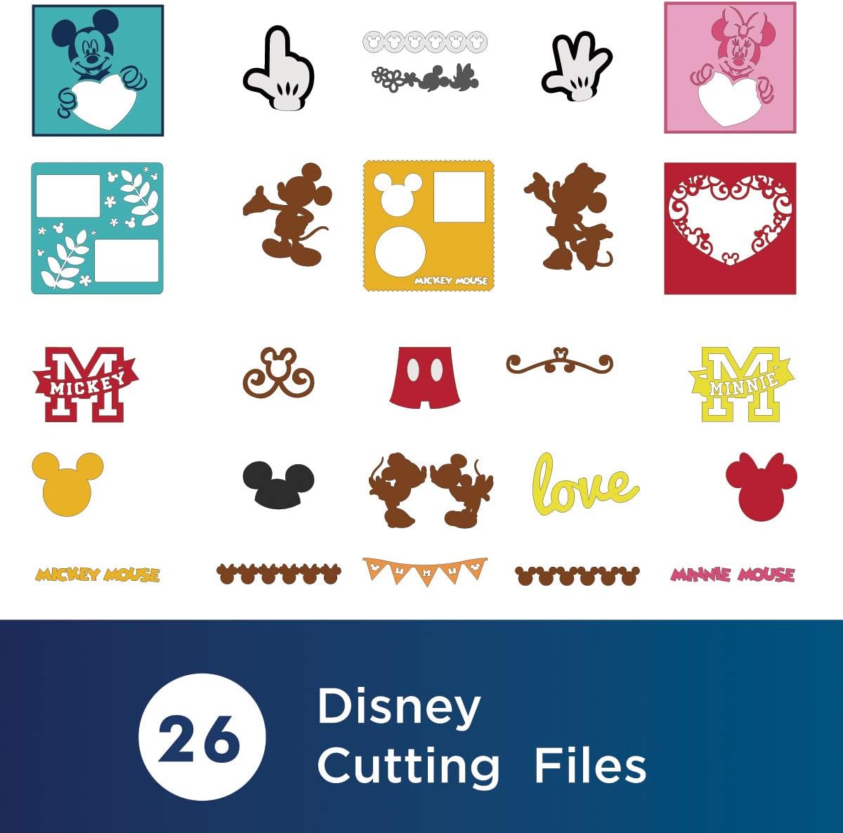 Brother ScanNCut Disney Pattern Collection 1 CADSNP01