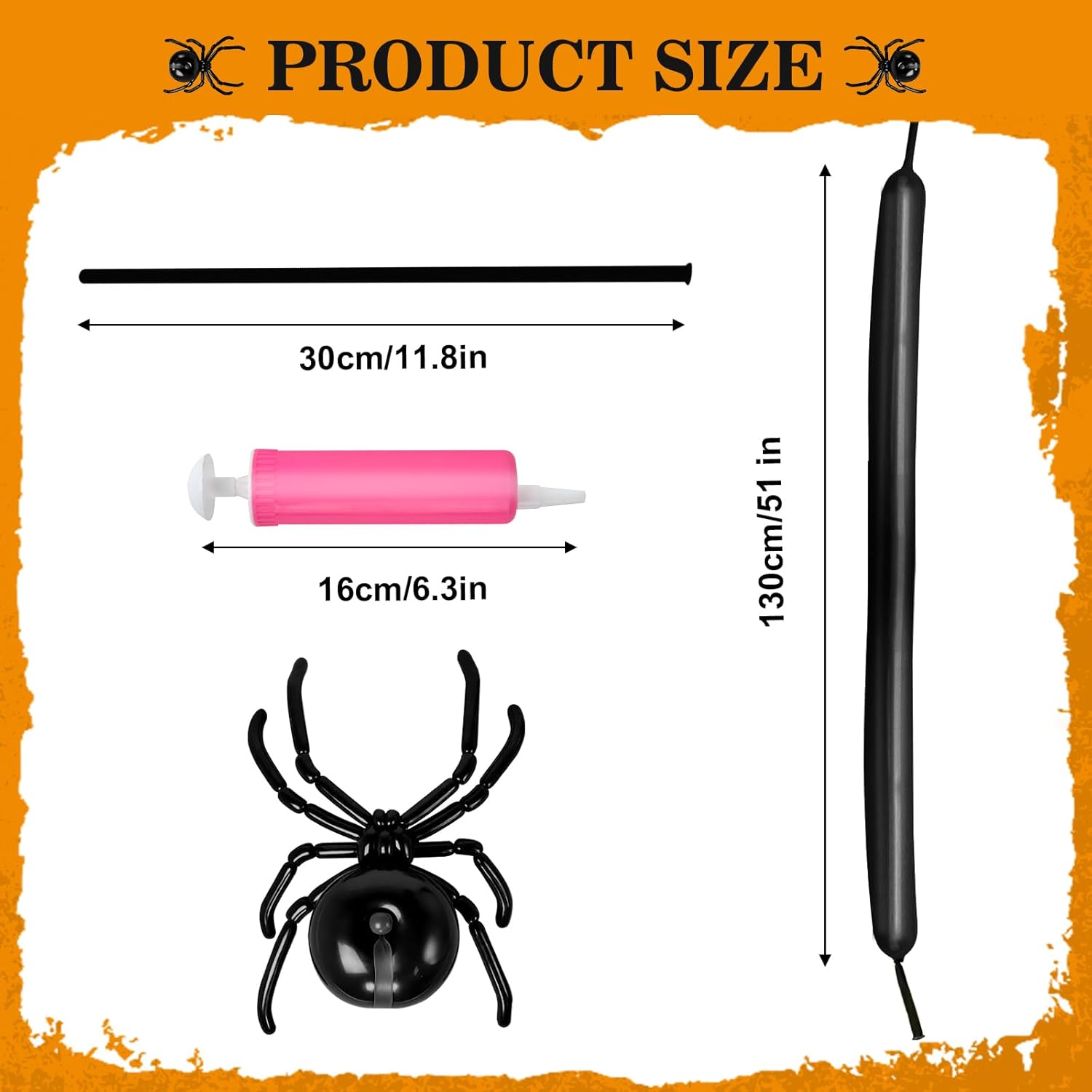 Black 260 Balloons Kit for Party Decorations