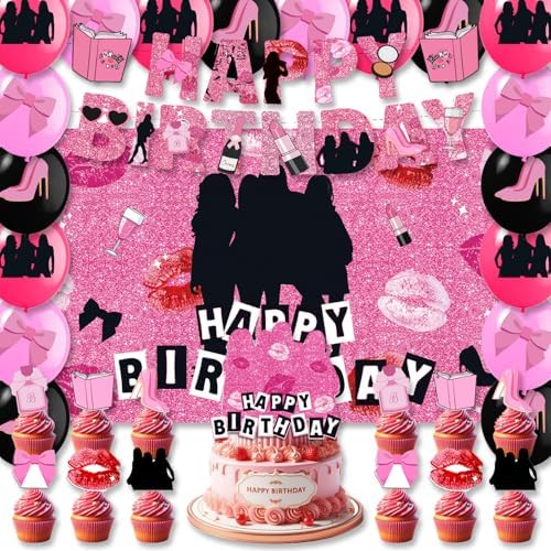 42Pcs Mean Girls Party Decorations Set