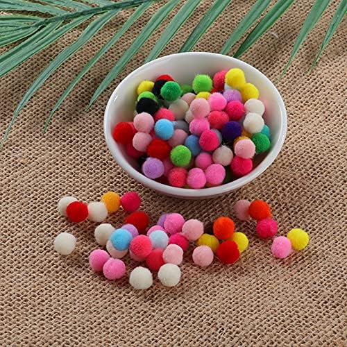 GIOTEL DIY Pom Poms 10mm Soft Fluffy Craft Supplies