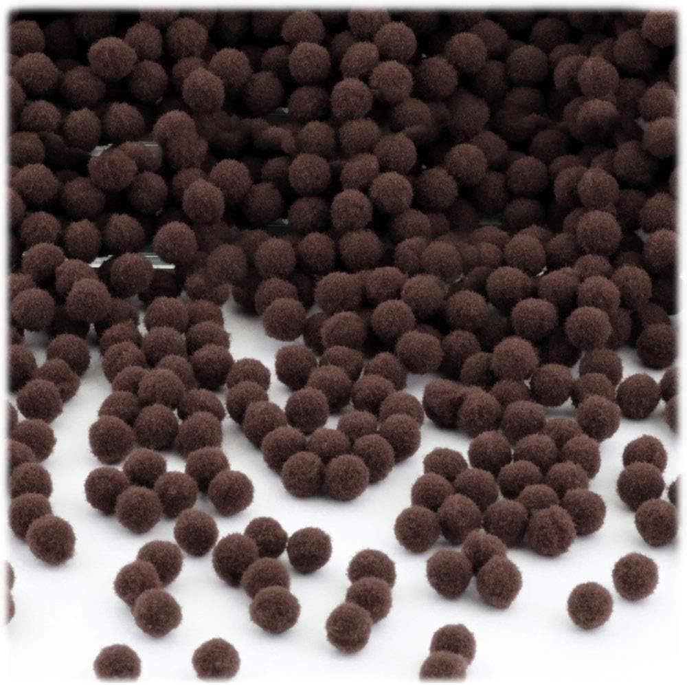The Crafts Outlet 100 Piece Acrylic Pom Poms for Crafting