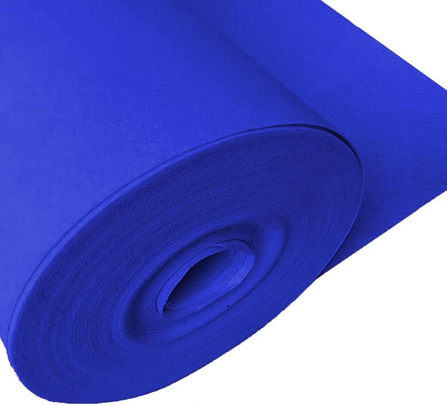 Blue Aisle Runner Wedding Banquet Carpet Non-Slip Bridal Runway Rugs for Indoor Outdoor Events 2mm Thick