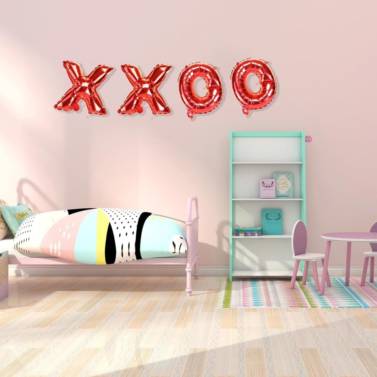 Soochat XOXO Balloons Valentine Day Decorations