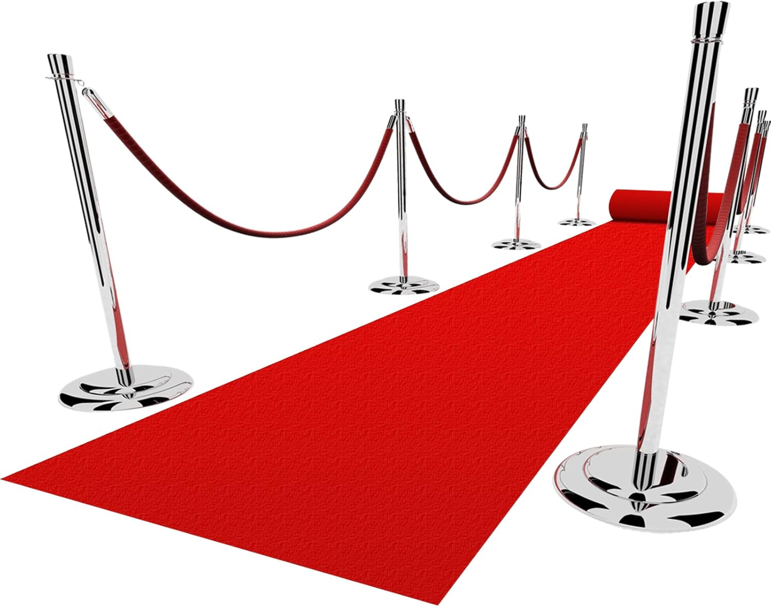 EZLucky Red Carpet Runner for Party 26x15 ft