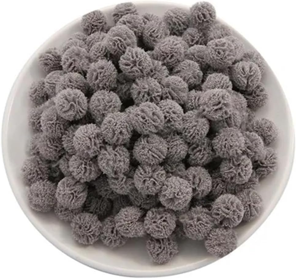 DIY Gauze Elastic Flower Pompoms for Hairpins Jewelry Crafting