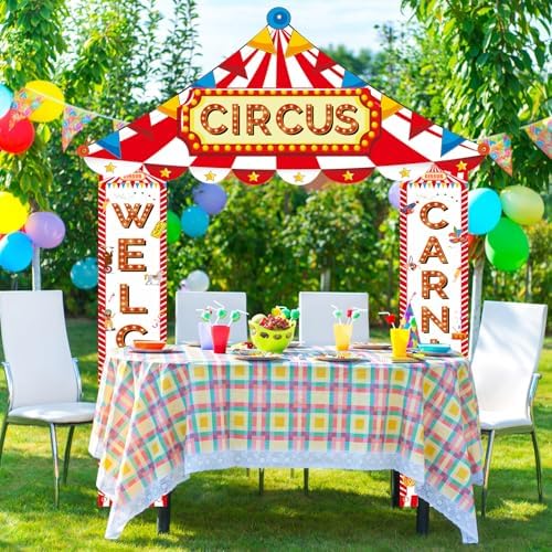 4 Pcs Carnival Entryway Decorations Party Set