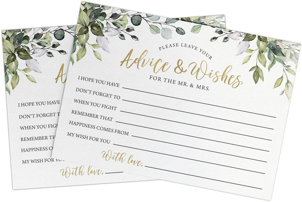 Printed Party Bridal Shower Game Set for 50 Guests